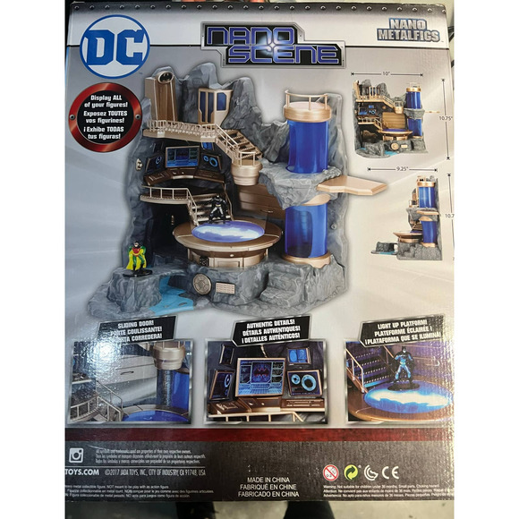 Batcave Nano Scene Nano Metalfigs DC Comics 2017 Jada Toys Sealed NEW - Picture 1 of 10